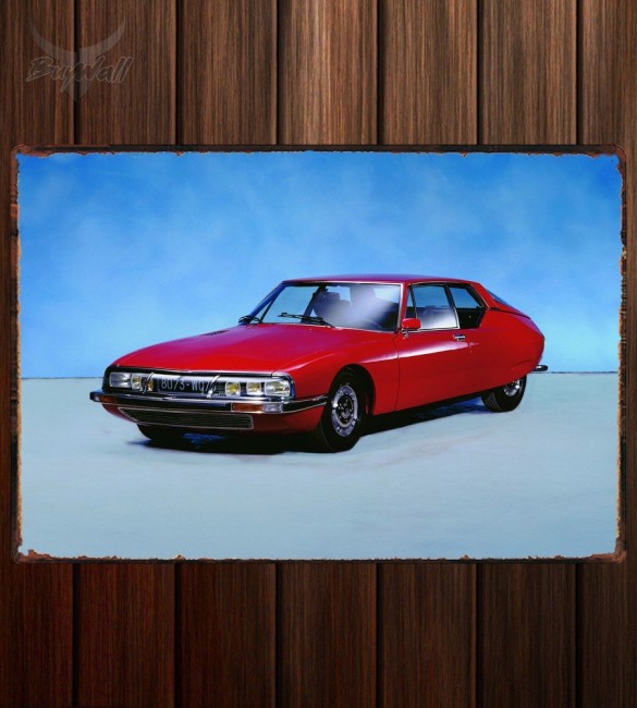 Металлическая табличка Citroen SM 184 Металлическая табличка Citroen SM 184